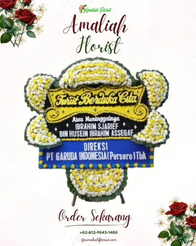 Papan Bunga Duka di Pacar