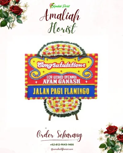 Bunga Papan Congratulation di Pacar